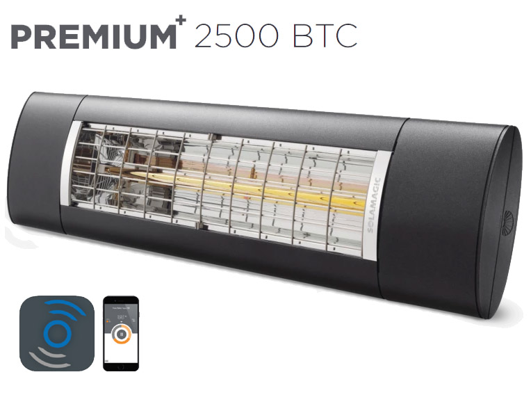 Solamagic - 2500 Premium+ BTC - Patio Heater - Antracite - 5 Years Warranty
