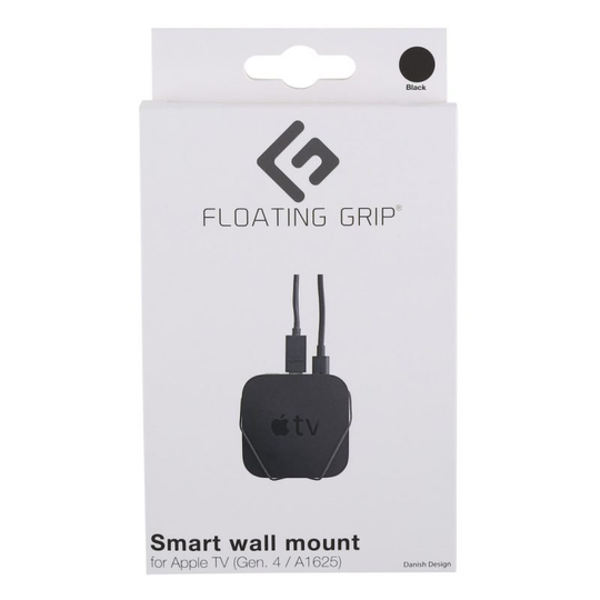 Floating Grip Apple TV Gen. 4 Wall Mount Black