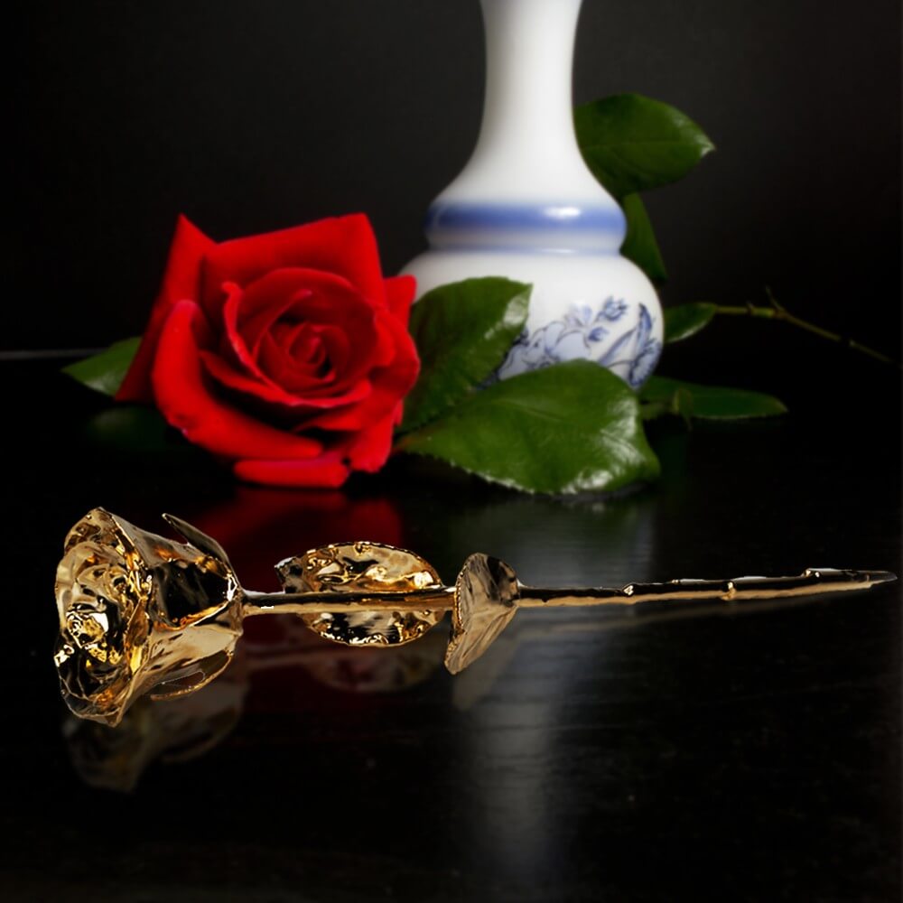 24K Golden Rose - Black Giftbox (03261.GO)