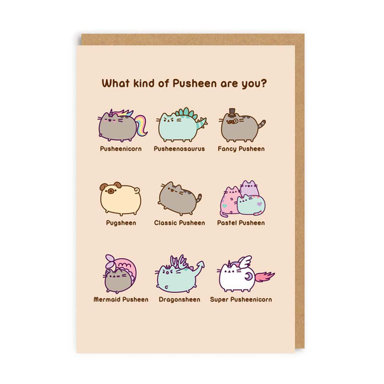 What Kind Of Pusheen Are You? Greeting Card