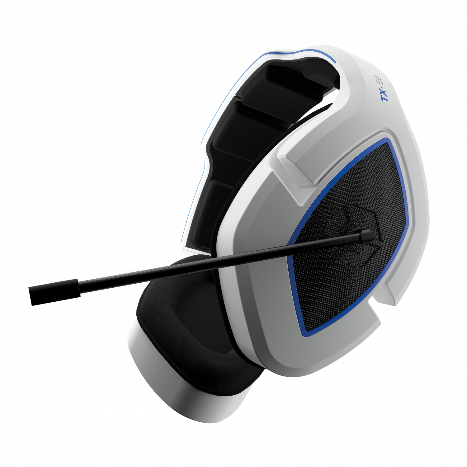 TX-50 Wireless RF Stereo Gaming Headset (White/Blue) (Uni)