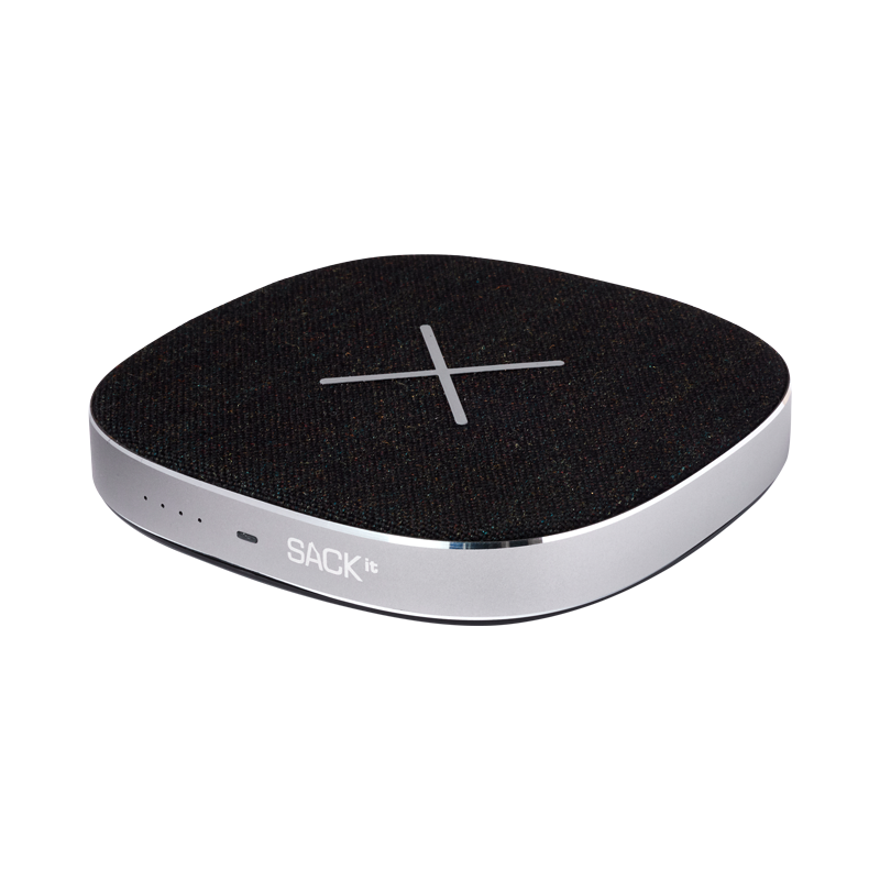 SACKit CHARGEit - Power Bank & Wireless Charger ( Black )