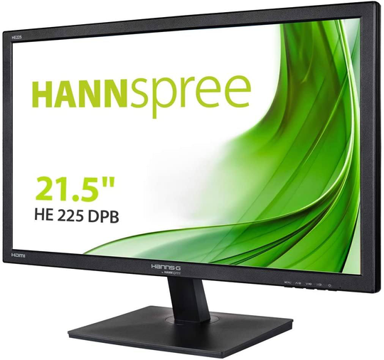 Refurbished HANNSPREE HE225DPB 21.5-Inch Full HD Widescreen LED Monitor (1000:1, 5 ms, VGA, DVI-D, 1920 x 1080)
