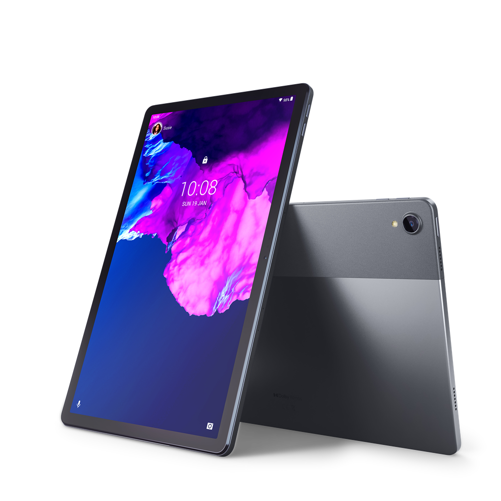 Lenovo - Tab P11 ZA7S Android 10 128 GB 11" IPS (2000 x 1200) 4G LTE Slate Grey